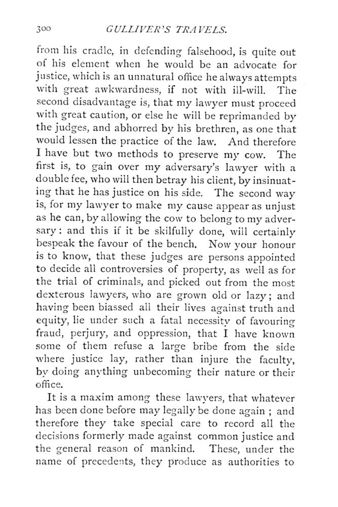 Scan 0351 of Travels into several remote nations of the world by Lemuel Gulliver, first a surgeon and then a captain of several ships, in four parts ..