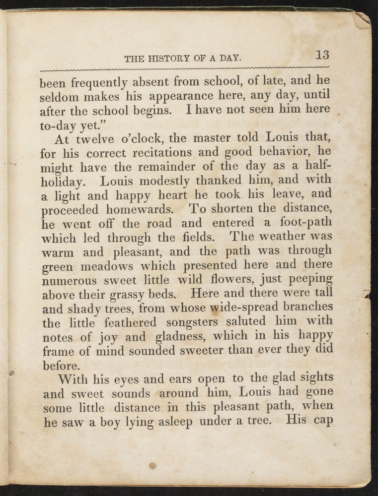 Scan 0017 of The history of a day, or, The scholar and truant contrasted